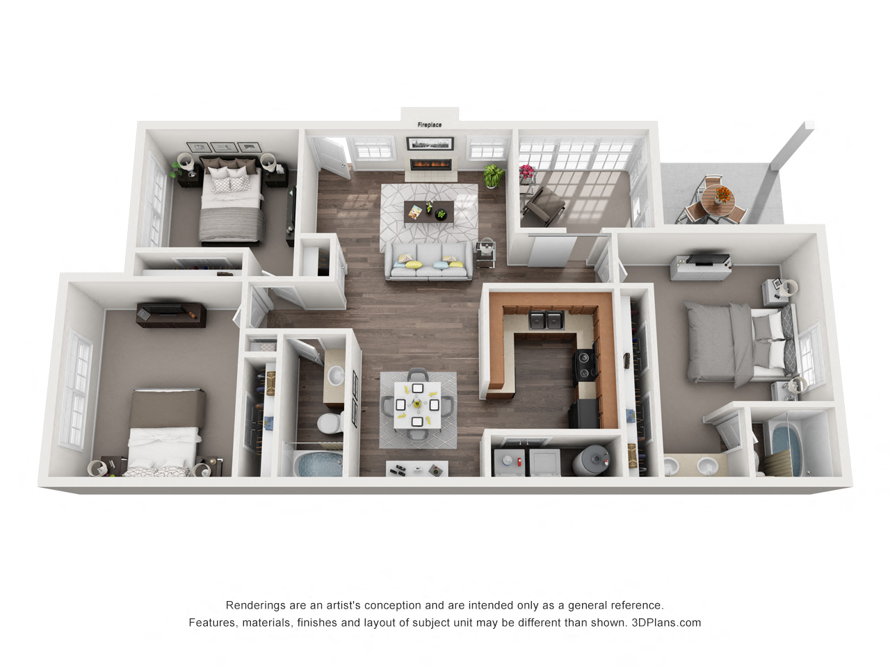 C - Cedar floor plan